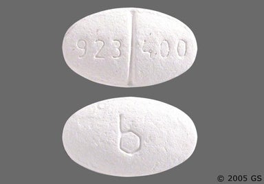 White Oval 923 400 - Ethambutol Hydrochloride 400mg Tablet