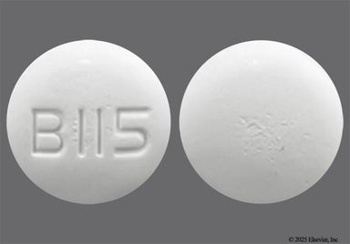 White Round B115 - Metformin Hydrochloride 500mg Extended-Release Tablet