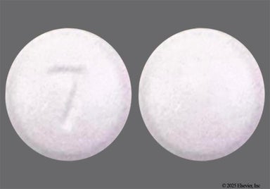 White Round 7 - Diclofenac Sodium 75mg Delayed-Release Tablet