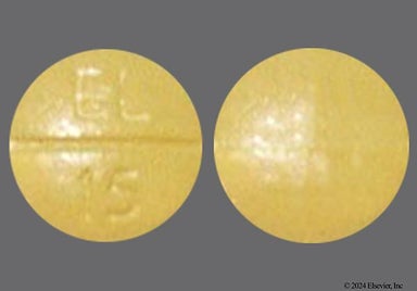Yellow Round EL 15 - Naltrexone Hydrochloride 50mg Tablet