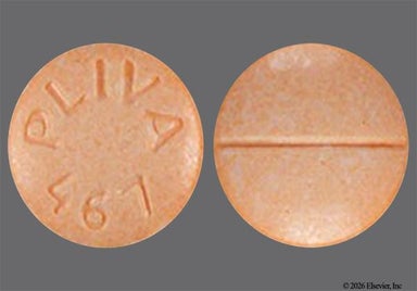 Orange Round Pliva 467 - Propranolol Hydrochloride 10mg Tablet