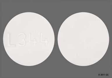 White Round L344 - Nicotine Polacrilex 2mg Lozenge (Mint)