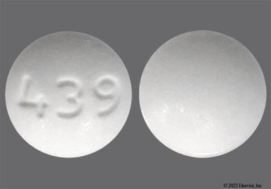 White Round 439 - Quality Choice Allergy Relief Non-Drowsy 10mg Tablet