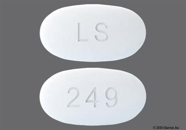 White Oval 249 - Atorvastatin Calcium 40mg Tablet