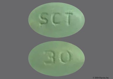 Green Oval 30 And Sct - Cinacalcet Hydrochloride 30mg Tablet