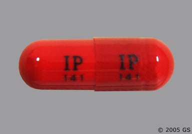 Red Capsule IP 141 IP 141 - Isometheptene/Dichloralphenazone/Acetaminophen 65mg-100mg-325mg Capsule