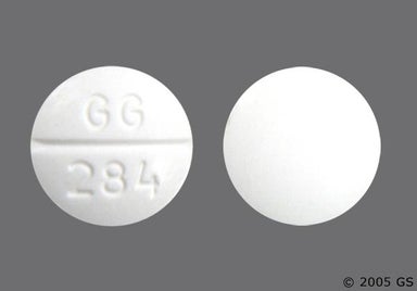 White Round GG 284 - Isoxsuprine Hydrochloride 20mg Tablet