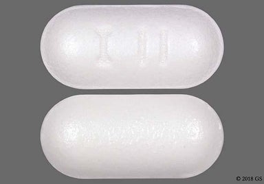 White Oblong I 11 - Naproxen 500mg Delayed-Release Tablet