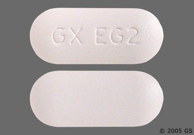White Oblong GX EG2 - Cefuroxime Axetil 500mg Tablet