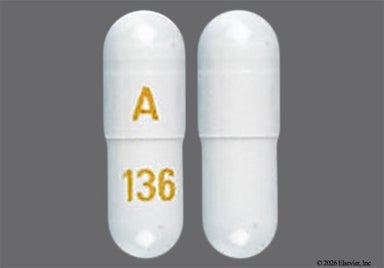 White Capsule A 136 - Celecoxib 200mg Capsule