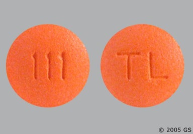 Orange Round 111 - Indapamide 1.25mg Tablet
