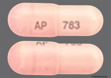Pink Ap 783 - Terazosin Hydrochloride 5mg Capsule