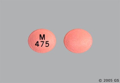 Pink Round M 475 - Nifedipine 30mg Extended-Release Tablet