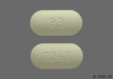 White Oblong 2263 And 93 - Amoxicillin 500mg Tablet