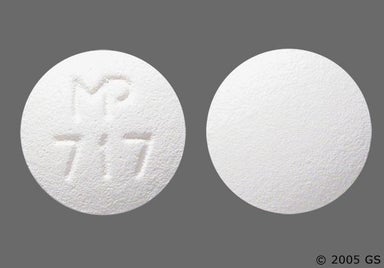 White Round MP 717 - Tramadol Hydrochloride 50mg Tablet