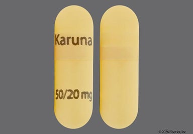 Yellow Karuna 50/20Mg - COBENFY 50mg-20mg Capsule