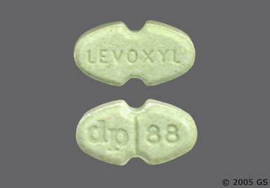 Green Oval LEVOXYL - Levoxyl 88mcg Tablet