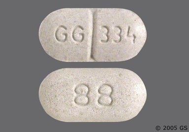 Green Oblong GG 334 - Levothyroxine Sodium 88mcg Tablet