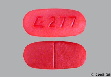 Maroon Oblong E277 - Benazepril Hydrochloride/Hydrochlorothiazide 20mg-25mg Tablet