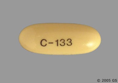 Yellow Capsule C 133 - Valproic Acid 250mg Capsule