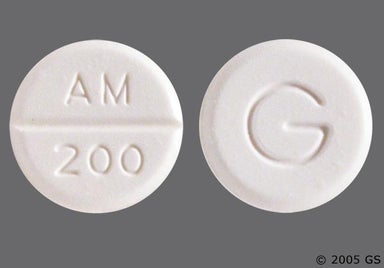 White Round AM 200 - Amiodarone Hydrochloride 200mg Tablet