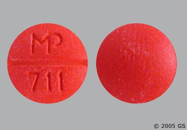 Red Round MP 711 - Bisoprolol Fumarate 5mg Tablet