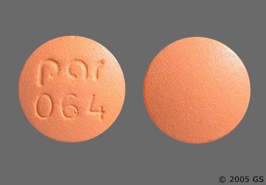 Orange Round PAR 064 - Fluphenazine Hydrochloride 10mg Tablet