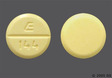 Yellow Round E 144 - Amiodarone Hydrochloride 200mg Tablet