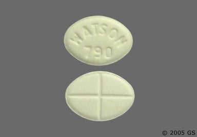 White Oval WATSON 790 - Methylprednisolone 4mg Tablet