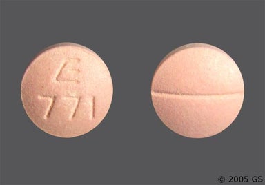 Pink Round E 771 - Bisoprolol Fumarate 5mg Tablet