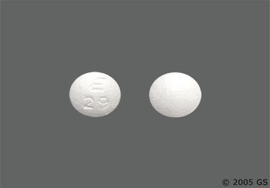 White Round E 29 - Desipramine Hydrochloride 10mg Tablet