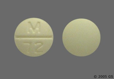 Yellow Round M 72 - Clorpres 15mg-0.3mg Tablet