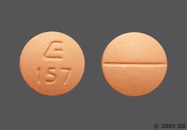 Orange Round E 157 - Fluvoxamine Maleate 100mg Tablet