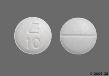 White Round E 10 - Labetalol Hydrochloride 100mg Tablet