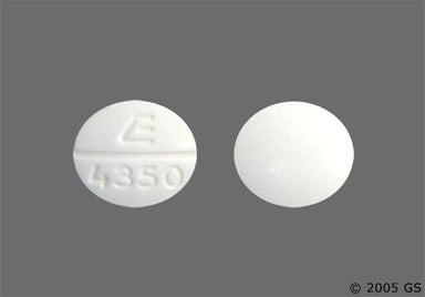 White Round E 4350 - Isoniazid 300mg Tablet