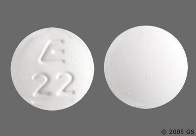 White Round E 22 - Orphenadrine Citrate 100mg Extended-Release Tablet