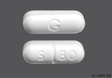 White Oblong S 80 - Sotalol Hydrochloride 80mg Tablet