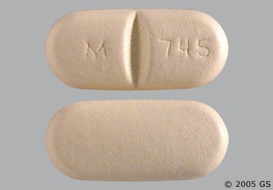 Beige Oblong M 745 - Benazepril Hydrochloride/Hydrochlorothiazide 20mg-12.5mg Tablet