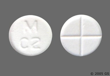 White Round M C2 - Captopril 25mg Tablet