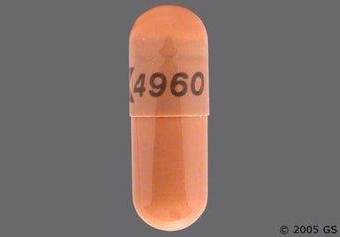 Brown Capsule LOGO 4960 - Flutamide 125mg Capsule