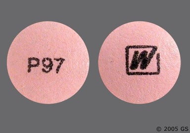 Pink Round P 97 And W - Primaquine Phosphate 26.3mg Tablet