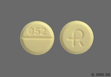 Yellow Round LOGO - Diazepam 5mg Tablet