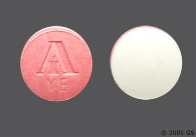 Pink, White Round A YE - Thyrolar-1 Tablet