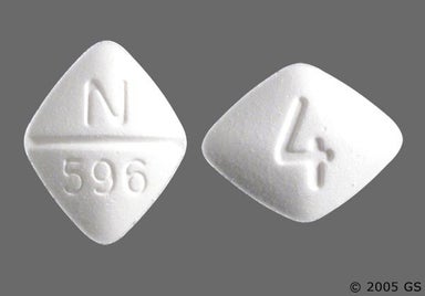 White Diamond N 596 - Doxazosin Mesylate 4mg Tablet