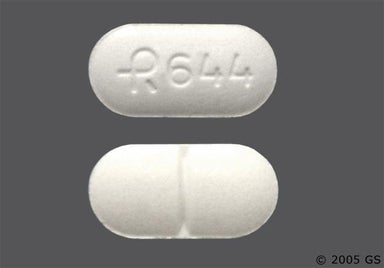 White Oblong LOGO 644 - Doxazosin Mesylate 4mg Tablet