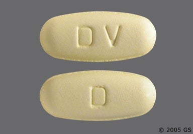 Yellow Oval DV - Clarithromycin 500mg Tablet