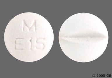 White Round M E15 - Enalapril Maleate 2.5mg Tablet