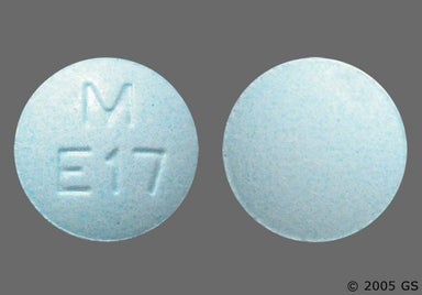 Blue Round M E17 - Enalapril Maleate 10mg Tablet