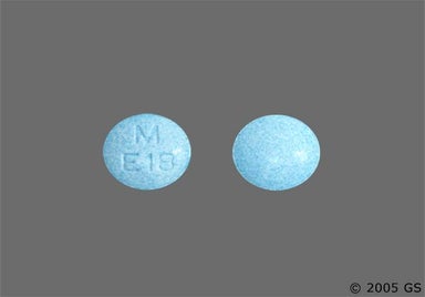 Blue Round M E18 - Enalapril Maleate 20mg Tablet