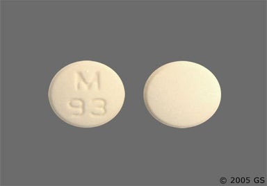 Peach Round M 93 - Flurbiprofen 100mg Tablet